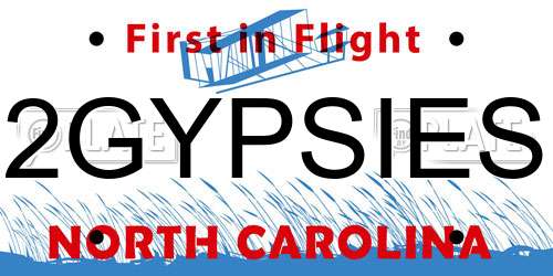 2GYPSIES North Carolina License Plate