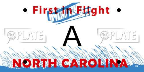 A North Carolina License Plate