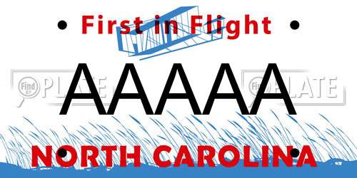 AAAAA North Carolina License Plate