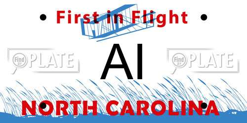 AI North Carolina License Plate