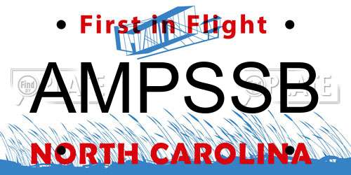 AMPSSB North Carolina License Plate