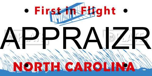 APPRAIZR North Carolina License Plate