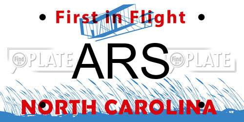ARS North Carolina License Plate