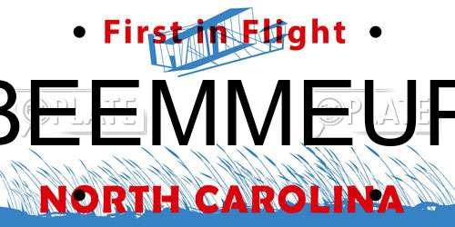 BEEMMEUP North Carolina License Plate