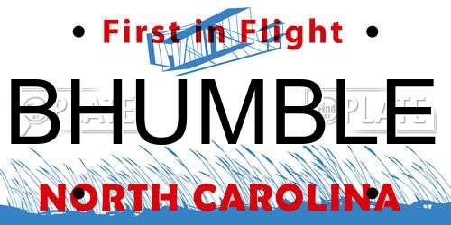 BHUMBLE North Carolina License Plate