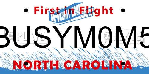 BUSYM0M5 North Carolina License Plate