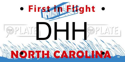 DHH North Carolina License Plate
