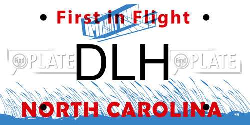 DLH North Carolina License Plate