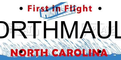 DRTHMAUL North Carolina License Plate