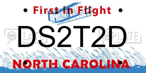 DS2T2D North Carolina License Plate