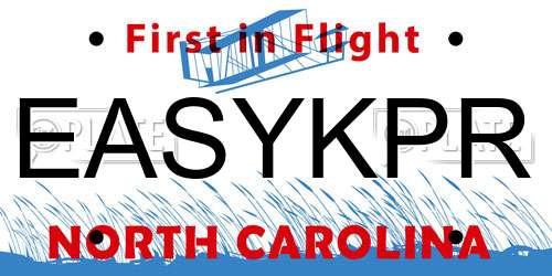 EASYKPR North Carolina License Plate
