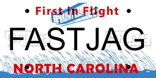 FASTJAG North Carolina License Plate