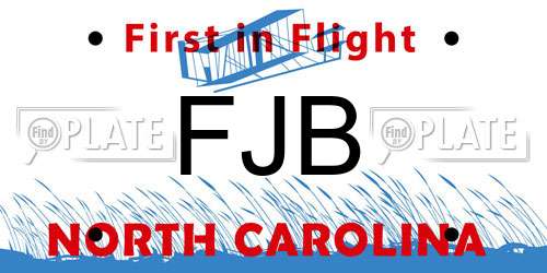 FJB North Carolina License Plate