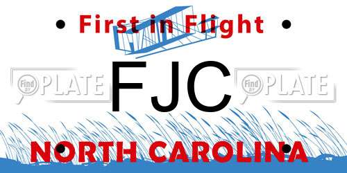 FJC North Carolina License Plate