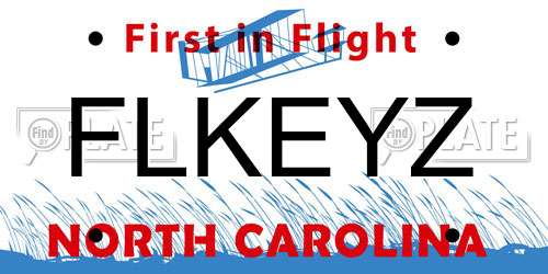FLKEYZ North Carolina License Plate