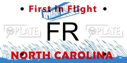 FR North Carolina License Plate