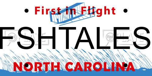 FSHTALES North Carolina License Plate