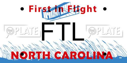 FTL North Carolina License Plate