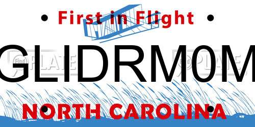 GLIDRM0M North Carolina License Plate