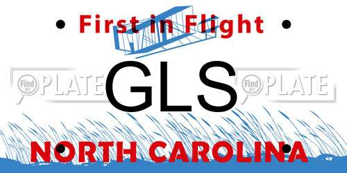 GLS North Carolina License Plate