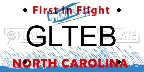 GLTEB North Carolina License Plate