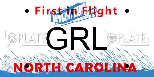 GRL North Carolina License Plate
