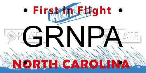 GRNPA North Carolina License Plate