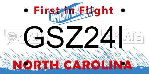 GSZ24I North Carolina License Plate