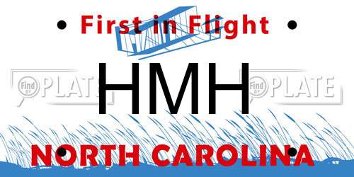 HMH North Carolina License Plate