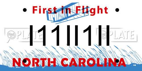 I11II1II North Carolina License Plate