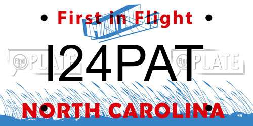 I24PAT North Carolina License Plate