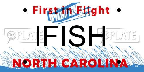 IFISH North Carolina License Plate