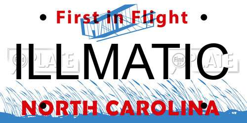 ILLMATIC North Carolina License Plate