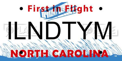 ILNDTYM North Carolina License Plate
