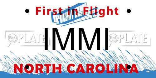 IMMI North Carolina License Plate