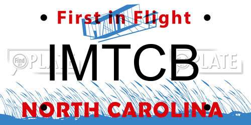 IMTCB North Carolina License Plate