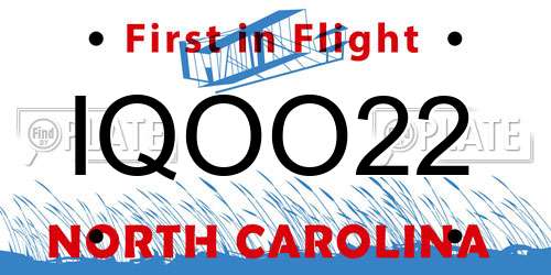 IQOO22 North Carolina License Plate