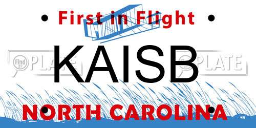 KAISB North Carolina License Plate