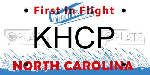 KHCP North Carolina License Plate