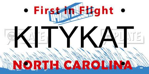KITYKAT North Carolina License Plate
