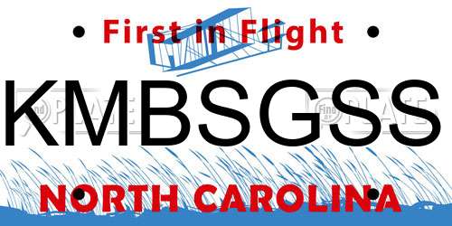 KMBSGSS North Carolina License Plate