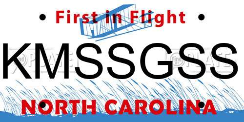 KMSSGSS North Carolina License Plate