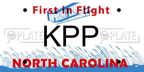 KPP North Carolina License Plate