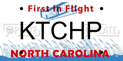 KTCHP North Carolina License Plate