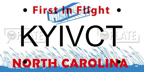 KYIVCT North Carolina License Plate