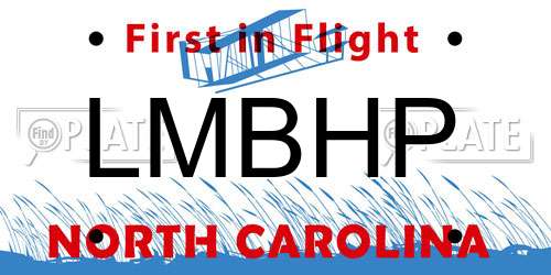 LMBHP North Carolina License Plate