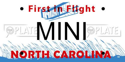 MINI North Carolina License Plate