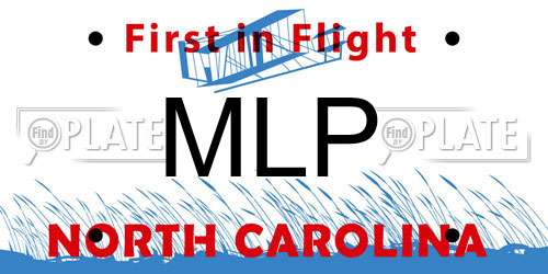 MLP North Carolina License Plate