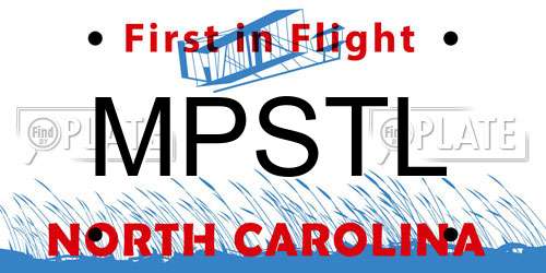 MPSTL North Carolina License Plate