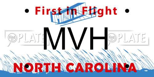 MVH North Carolina License Plate